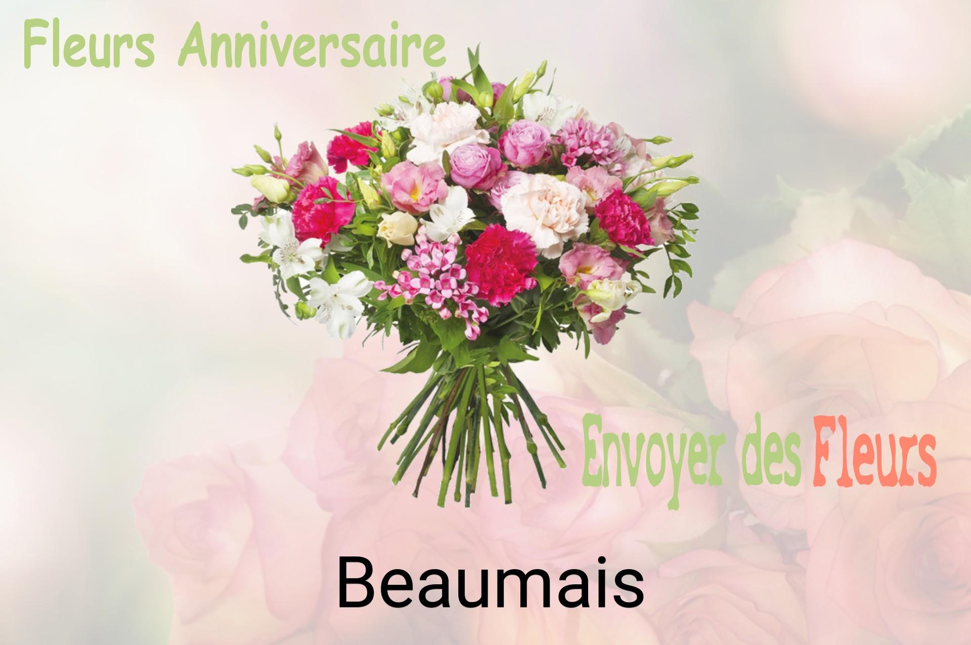 Bouquet de fleurs d’anniversaire livré à Beaumais